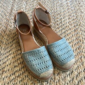 Women's Blue Espadrille Sandals